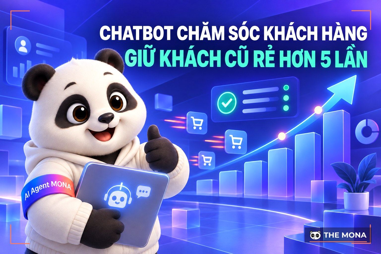 Chatbot chăm sóc khách hàng: giữ khách cũ rẻ hơn 5 lần