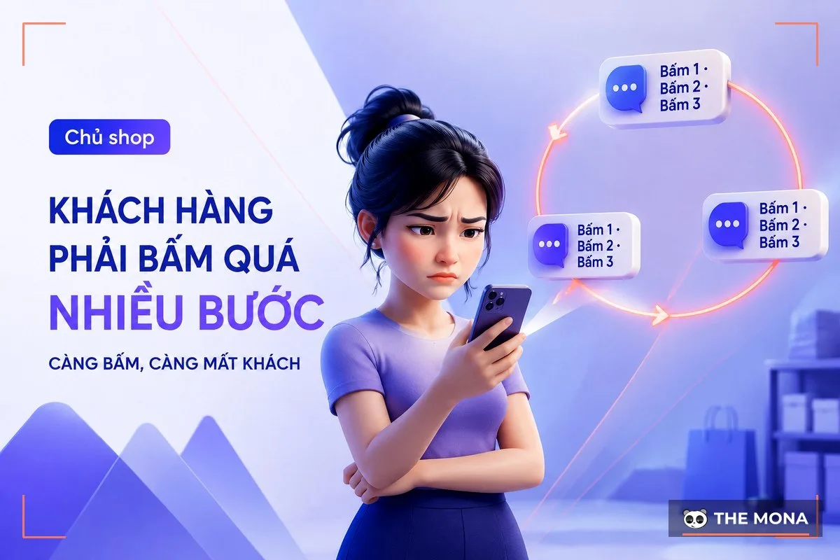 Khách hàng bực mình vì chatbot kịch bản trả lời lặp vòng menu