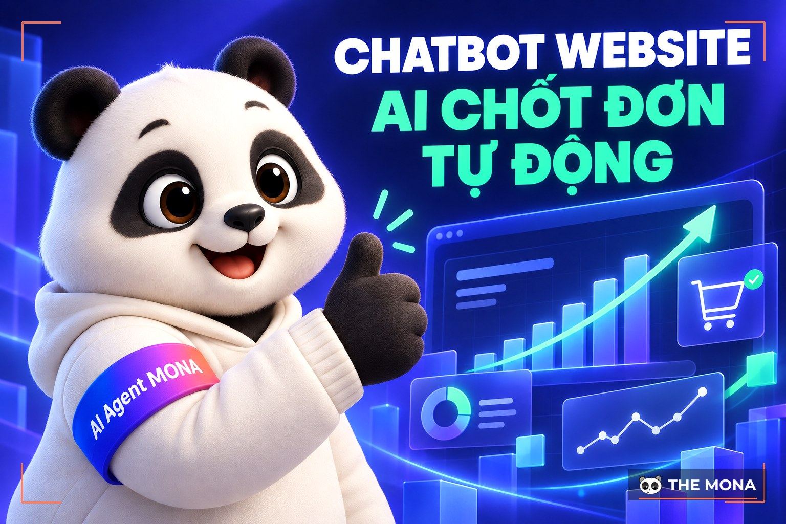 Chatbot website: lắp khung chat AI tự bán hàng trên web