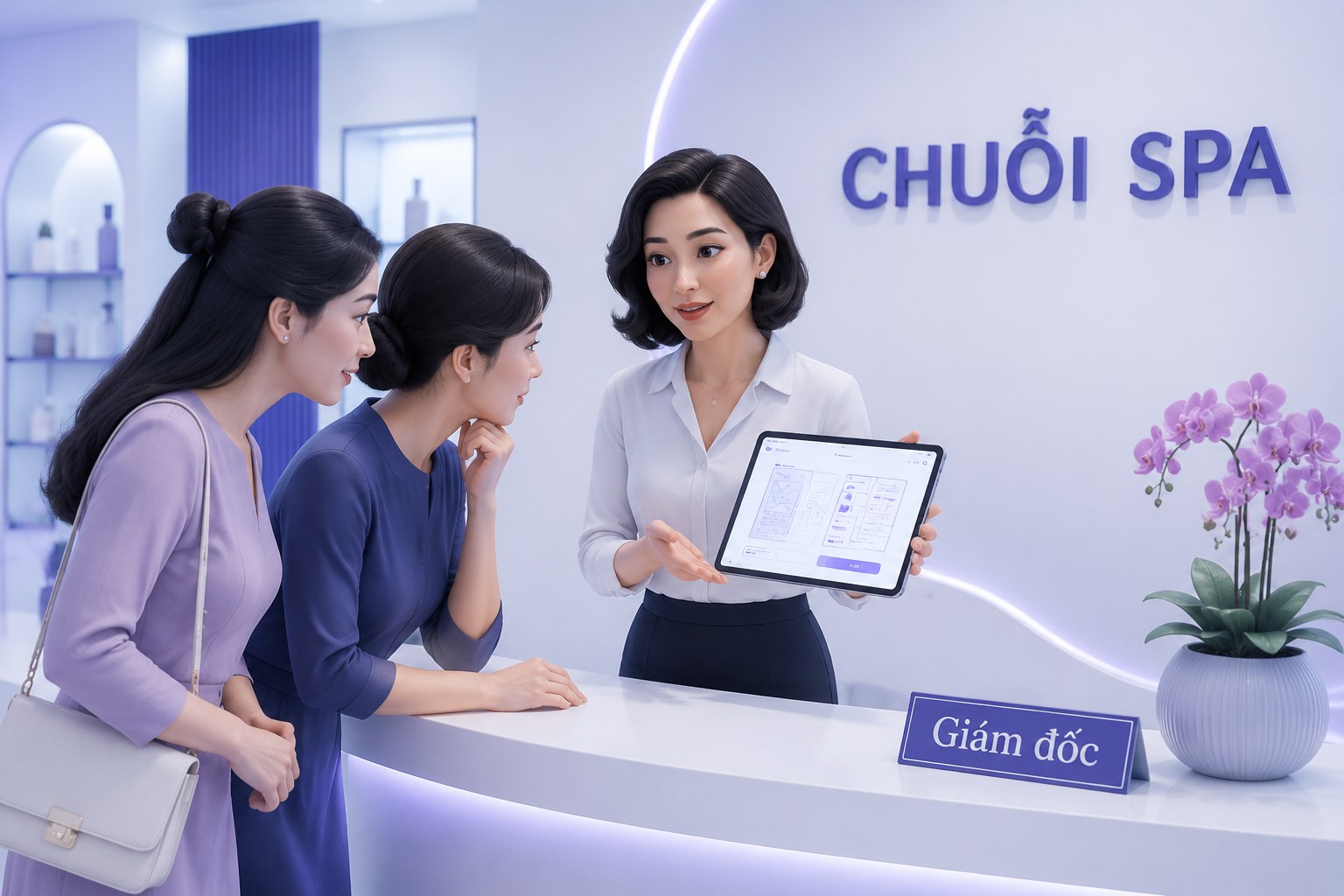 Chủ chuỗi spa kiểm chứng ý tưởng Chủ chuỗi spa dùng bản thử AI kiểm chứng ý tưởng app