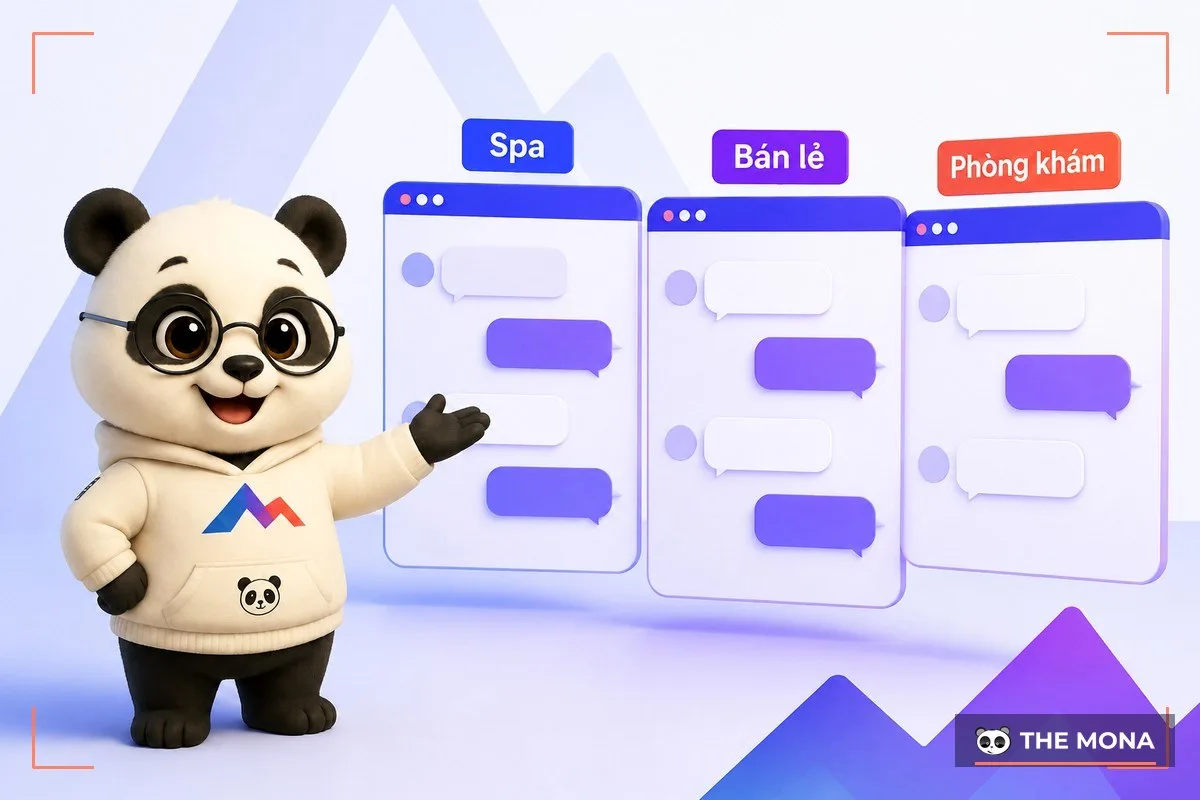 Demo chatbot AI cho từng ngành spa bán lẻ phòng khám