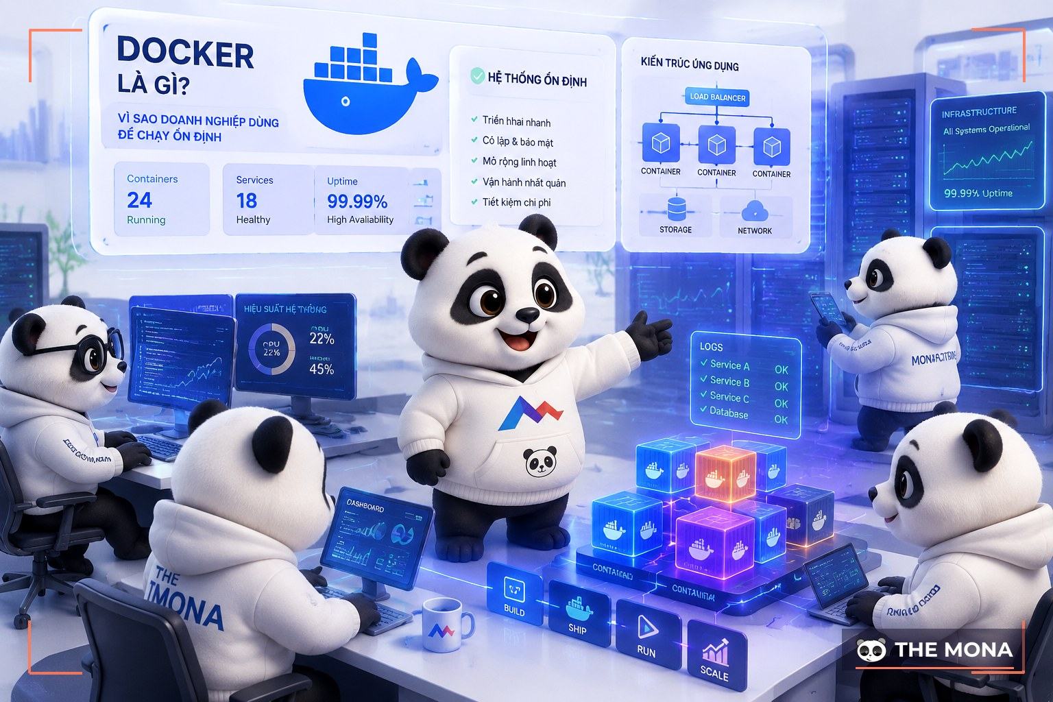 Docker là gì? Vì sao doanh nghiệp dùng để chạy ổn định