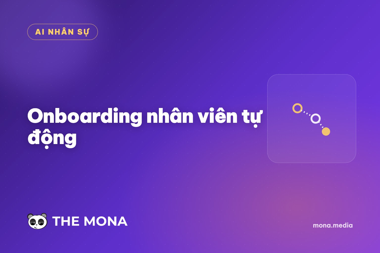 Employee onboarding journey guided by an AI assistant, flat vector illustration (AI-generated illustration)