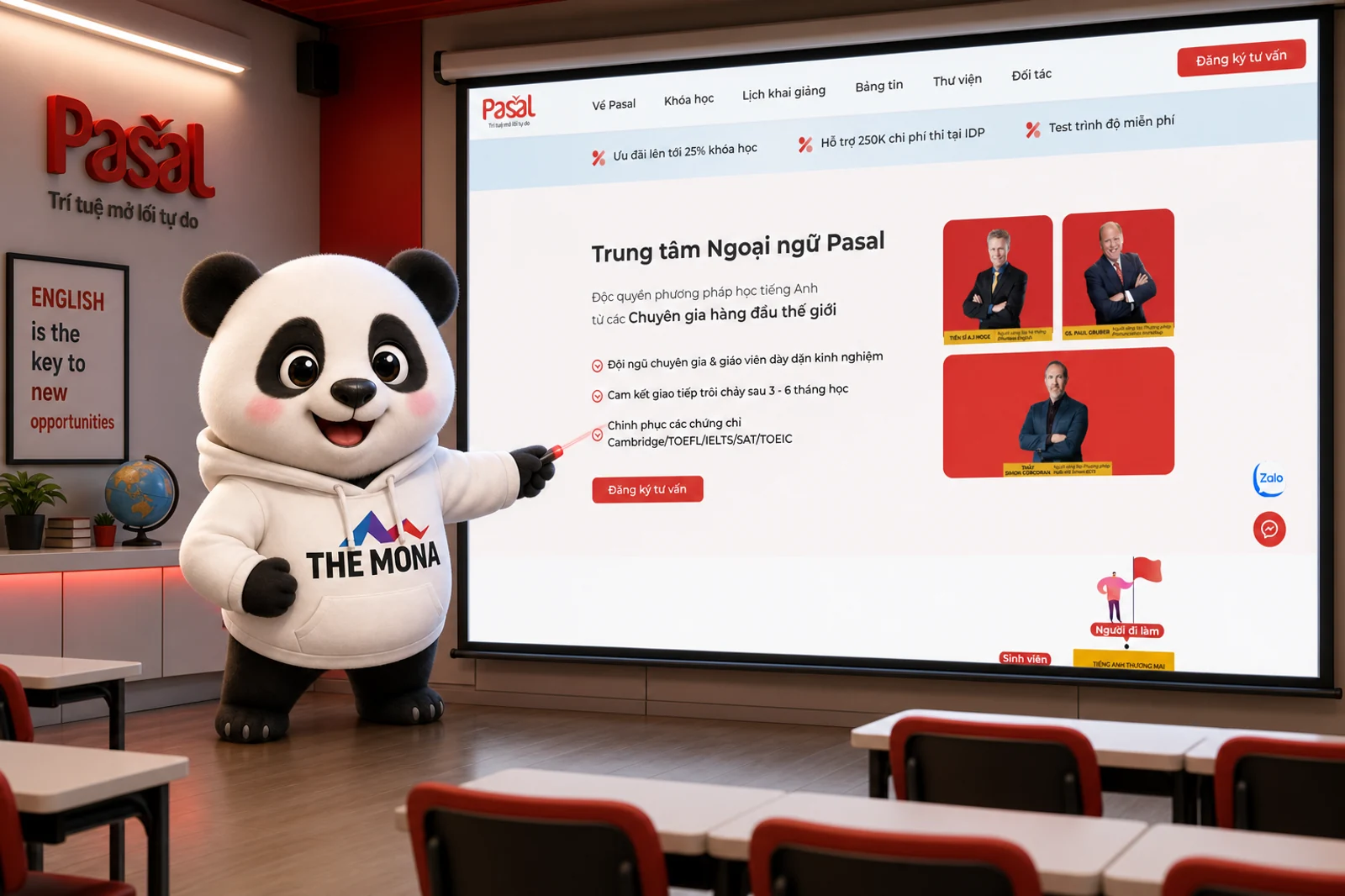 Pasal - web 3D + Gấu MONA