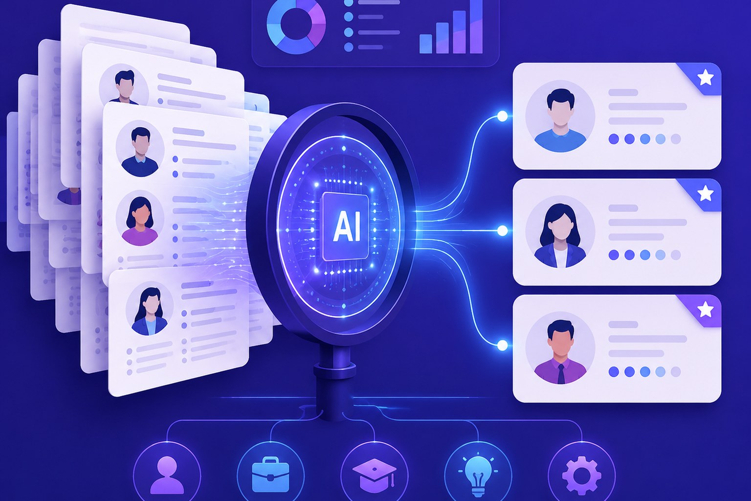 Sàng lọc CV bằng AI: đọc hiểu ý, không lọc từ khóa