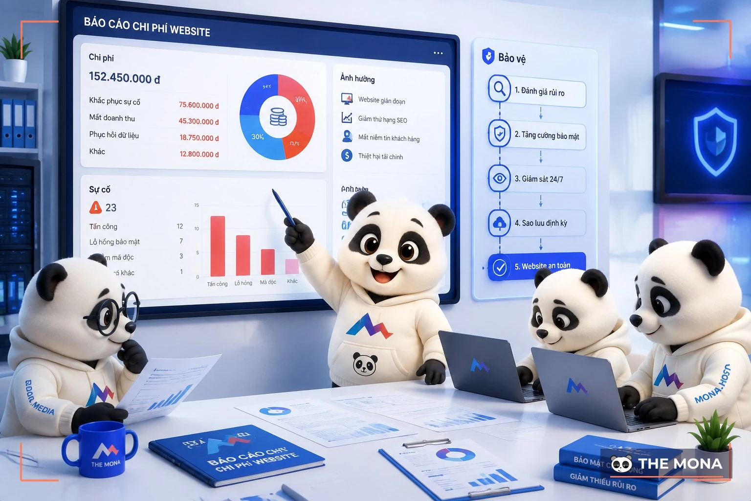 Đội MONA phân tích chi phí bảo mật website