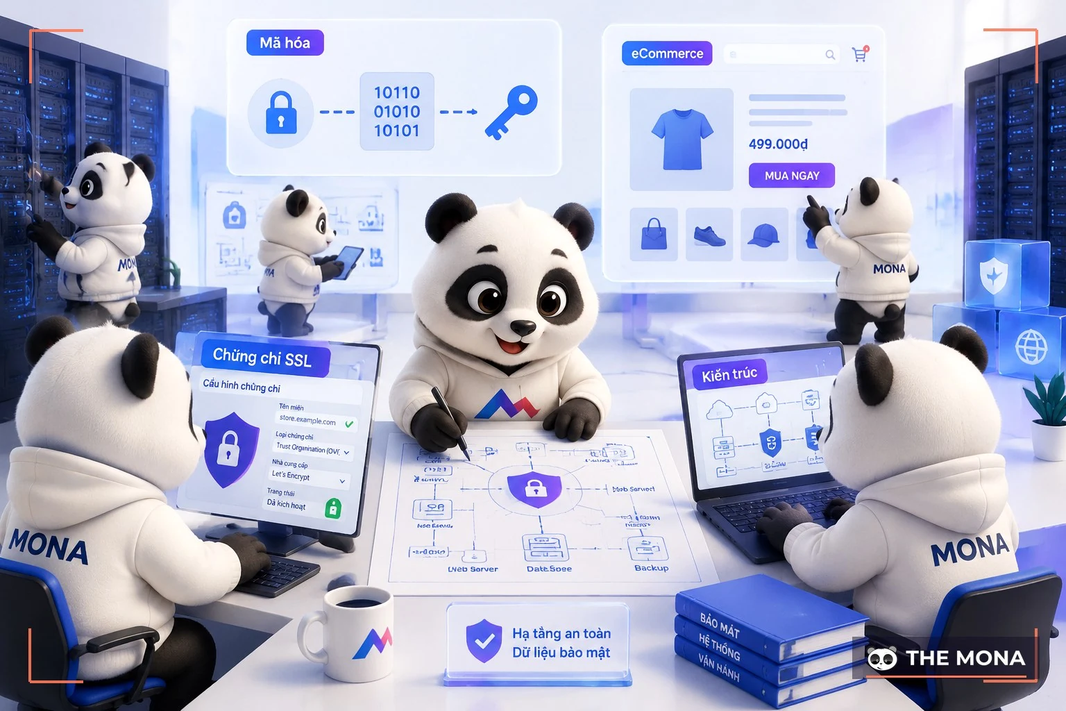 Gấu MONA thiết kế lớp bảo mật hệ thống