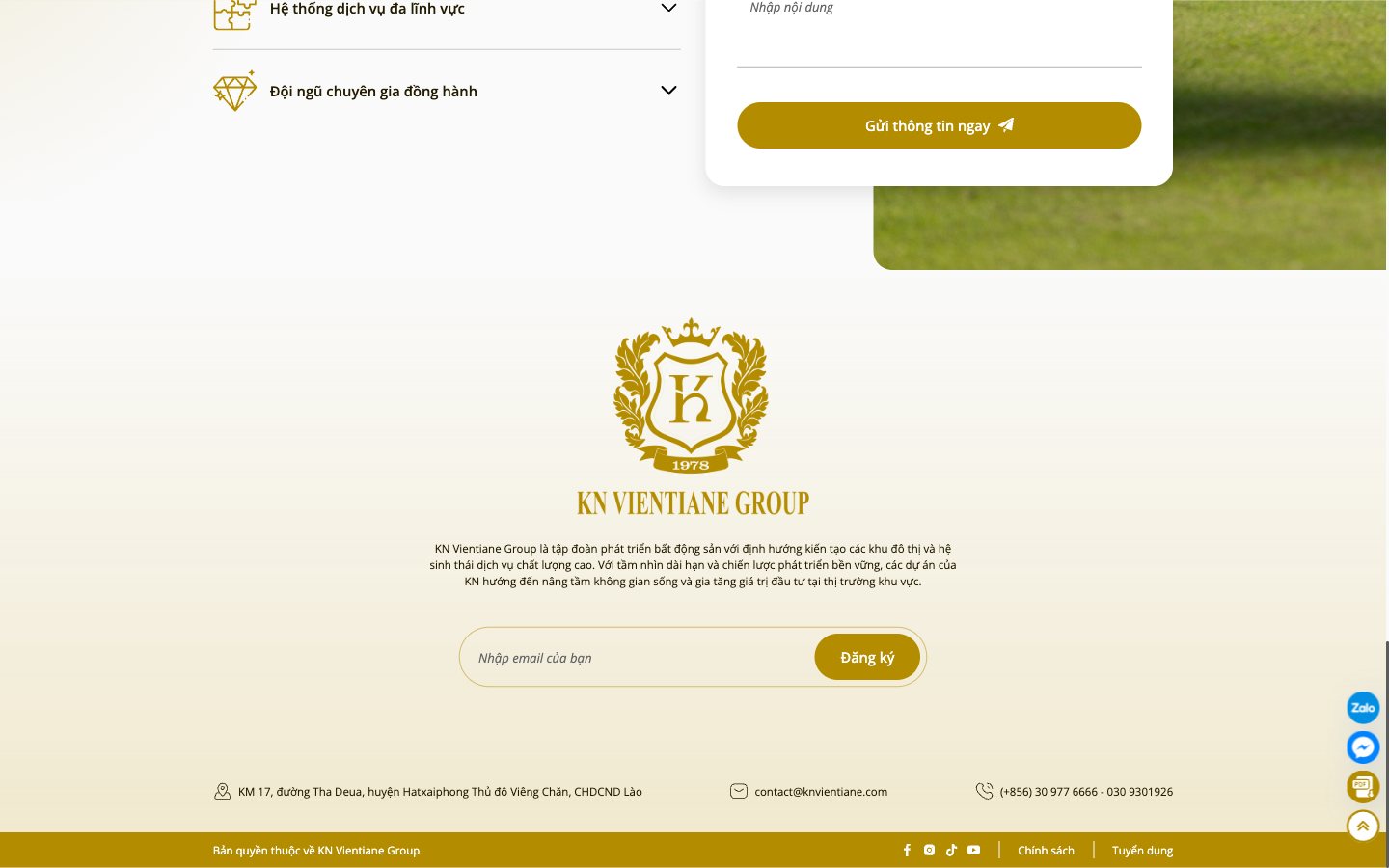 Trang 2 website KN Vientiane Group - Website tập đoàn đầu tư đa ngành tại Lào