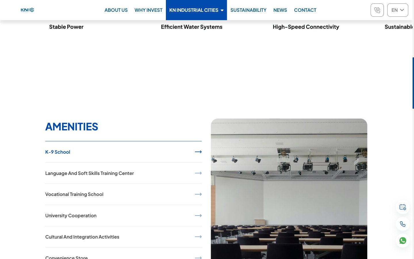 Trang 2 website KNIC - Website khu công nghiệp thế hệ mới hướng tới nhà đầu tư nước ngoài