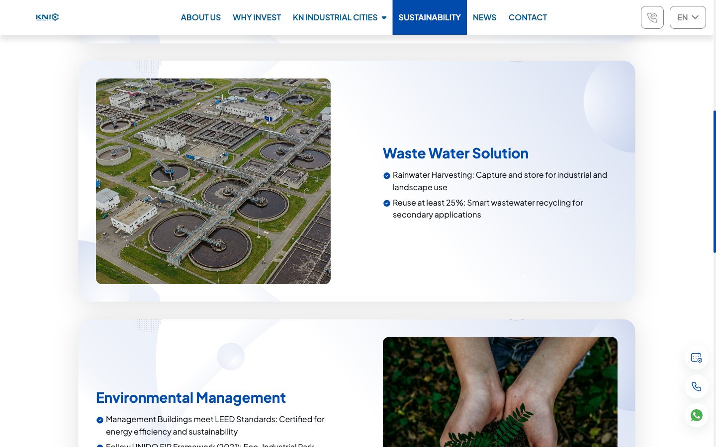 Trang 4 website KNIC - Website khu công nghiệp thế hệ mới hướng tới nhà đầu tư nước ngoài