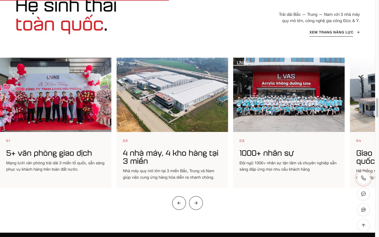 Trang 2 website LIVAS VINA