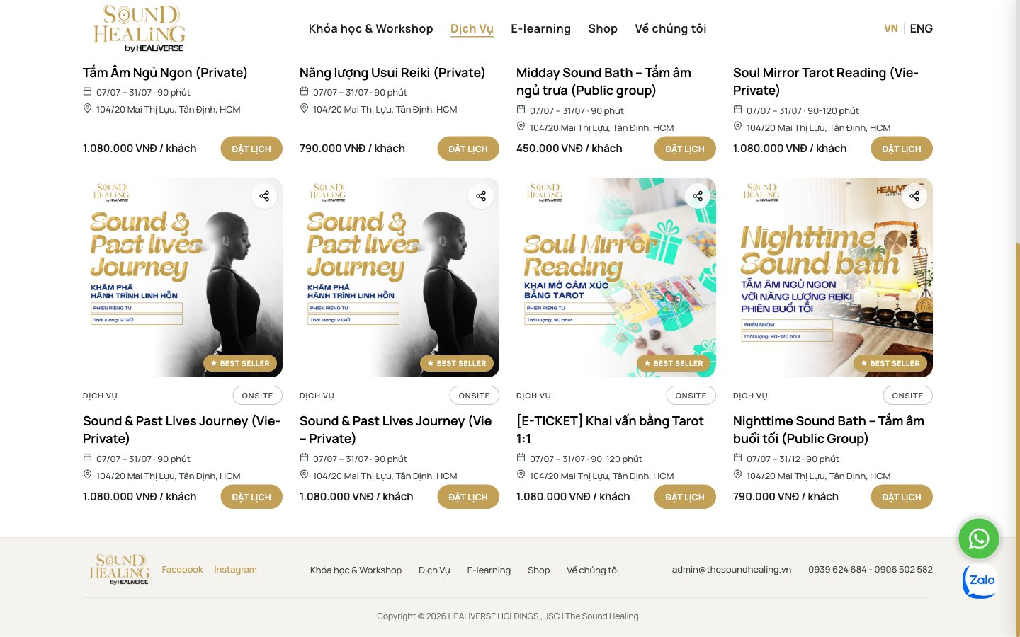 Trang 3 website THE SOUND HEALING