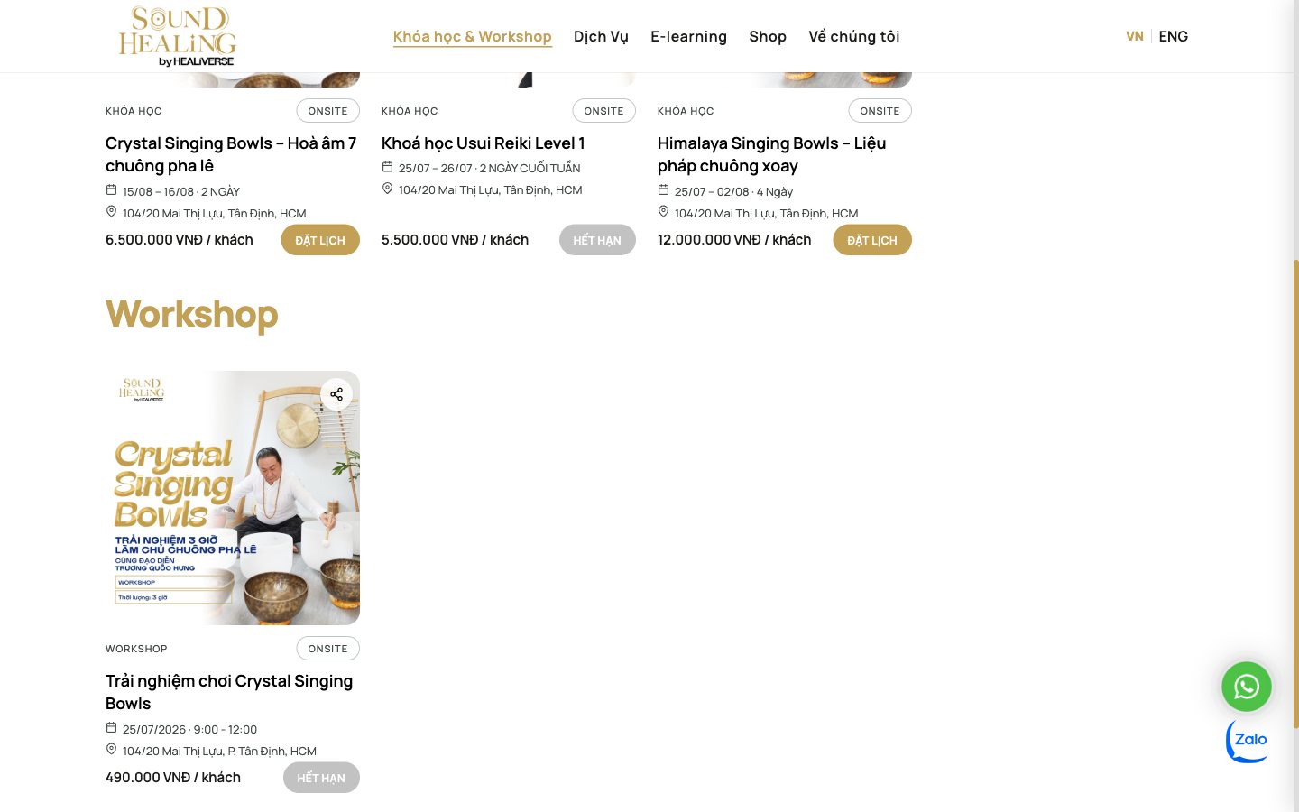 Trang 4 website THE SOUND HEALING