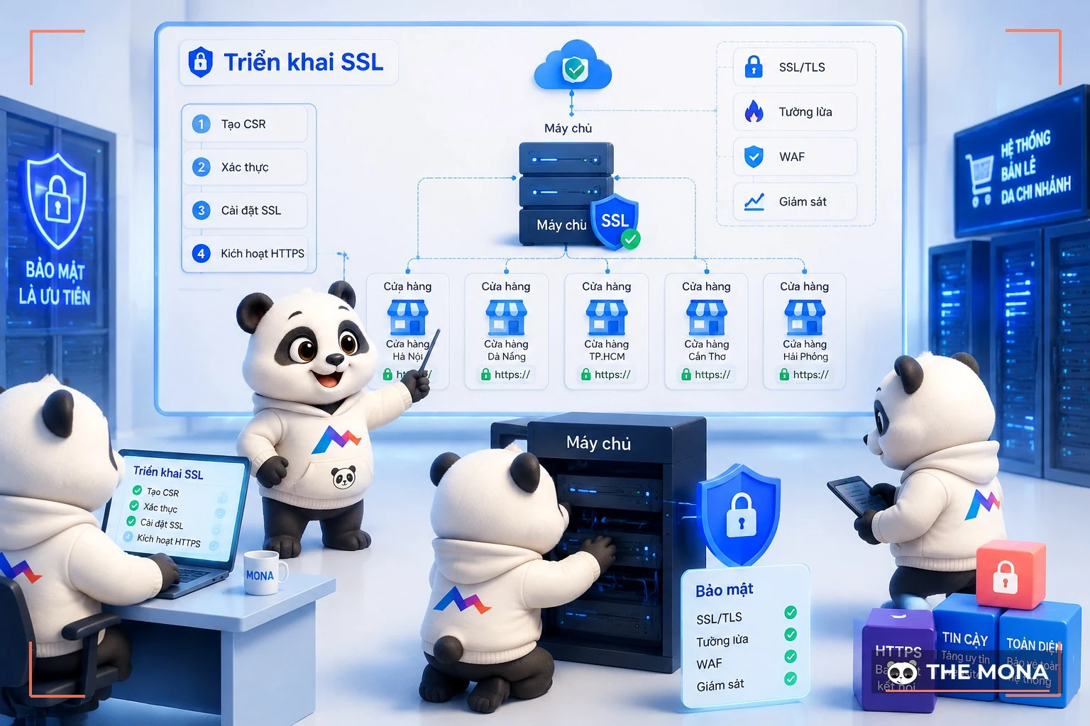 Đội MONA triển khai SSL cho hệ thống doanh nghiệp