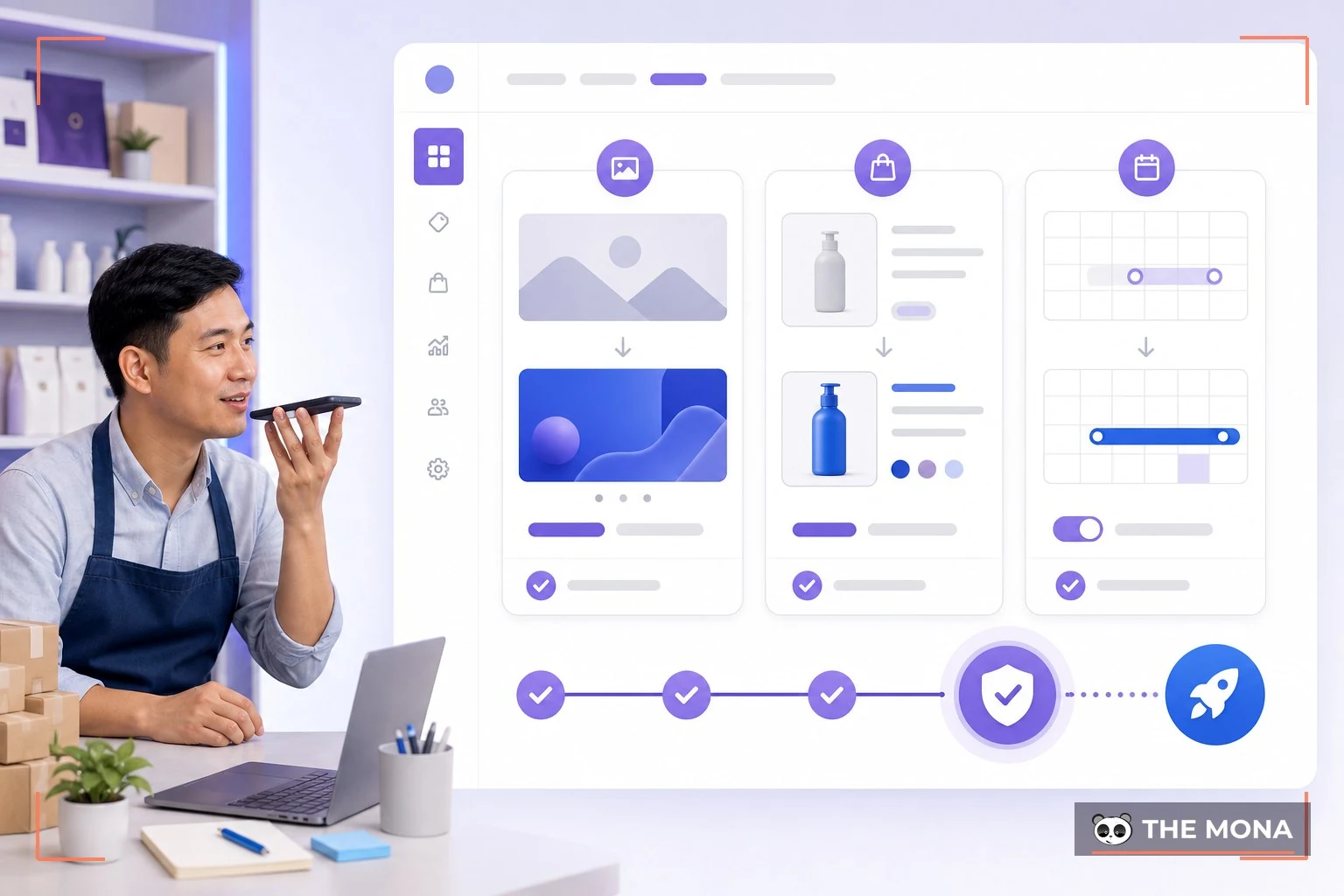 AI webmaster quản trị nội dung và sản phẩm trên website WooCommerce