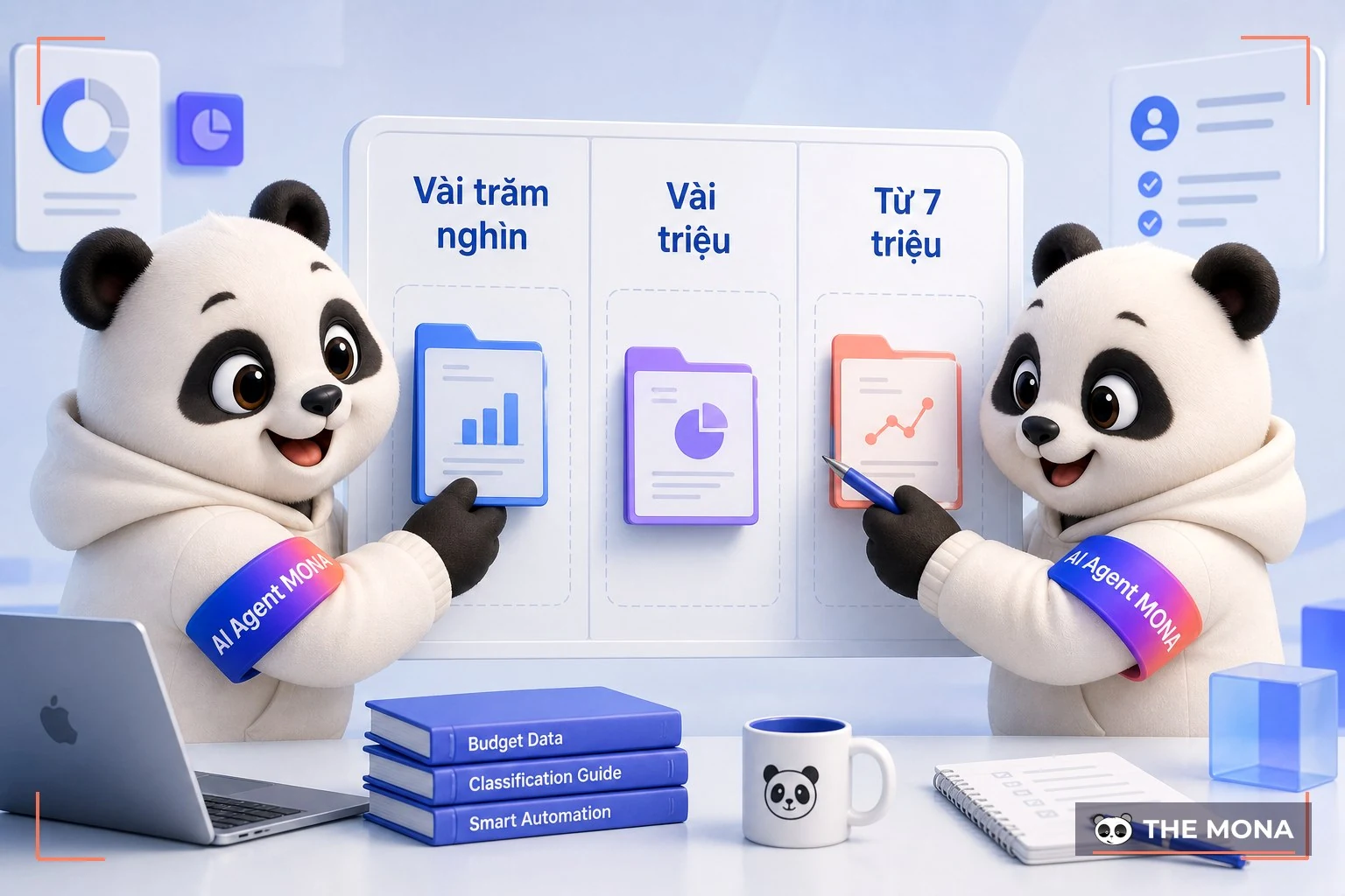 Hai gấu MONA chia ba dải chi phí từ vài trăm nghìn tới 7 triệu