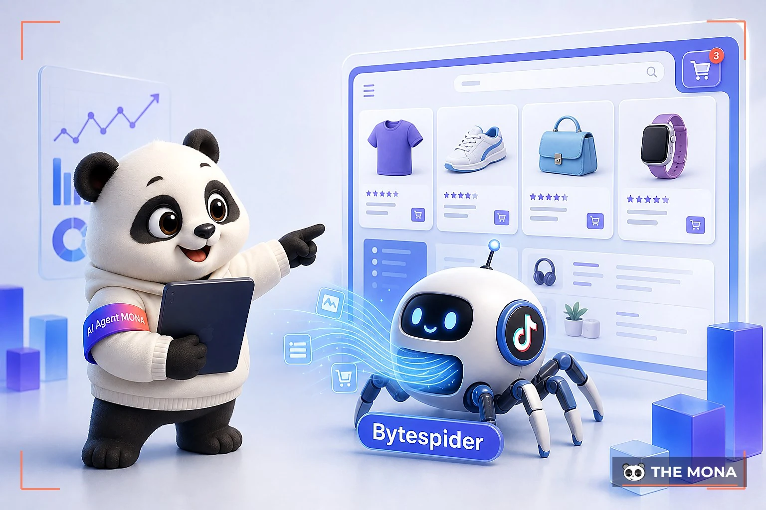 gấu MONA giải thích bot Bytespider của TikTok đọc website