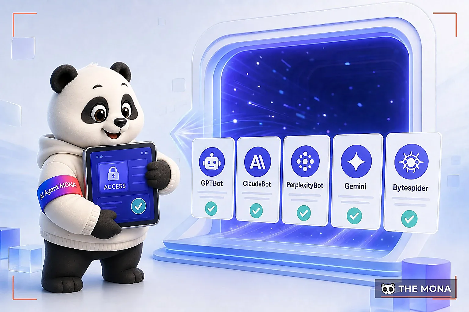 gấu MONA mở cửa cho các bot AI quan trọng vào website