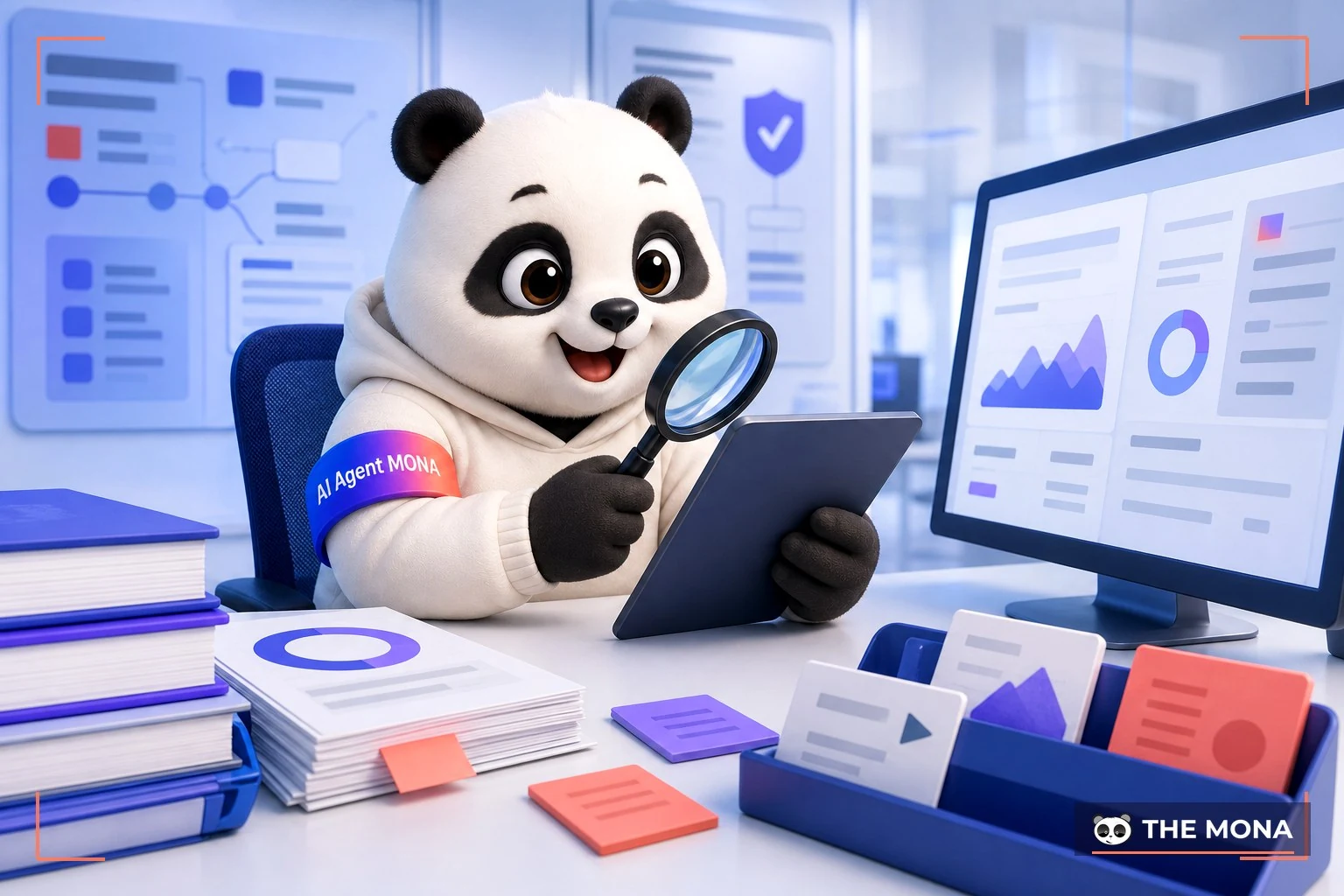 Đội gấu MONA đang thực hiện bóc nguồn trước khi tin mẹo lọc dữ liệu nhiễu giúp nội dung tư vấn bớt nói theo cảm tính trong bối cảnh làm việc thực tế