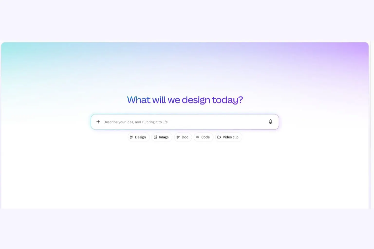 Giao diện Canva AI thật trong không gian làm việc Canva