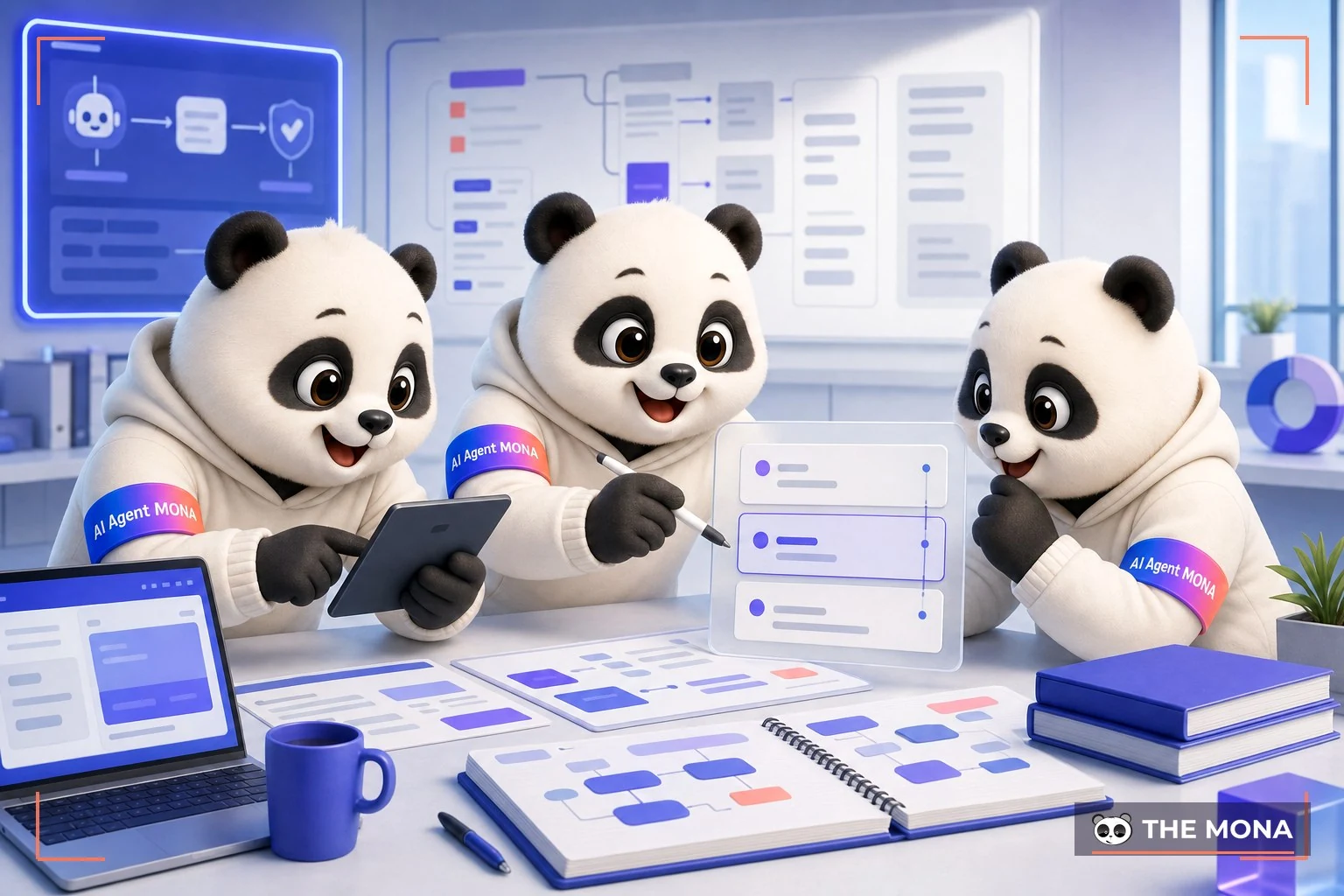 Đội gấu MONA đang thực hiện công thức prompt 4 lớp ép chatgpt bám sát giọng thương hiệu và định hướng nội dung trong bối cảnh làm việc thực tế