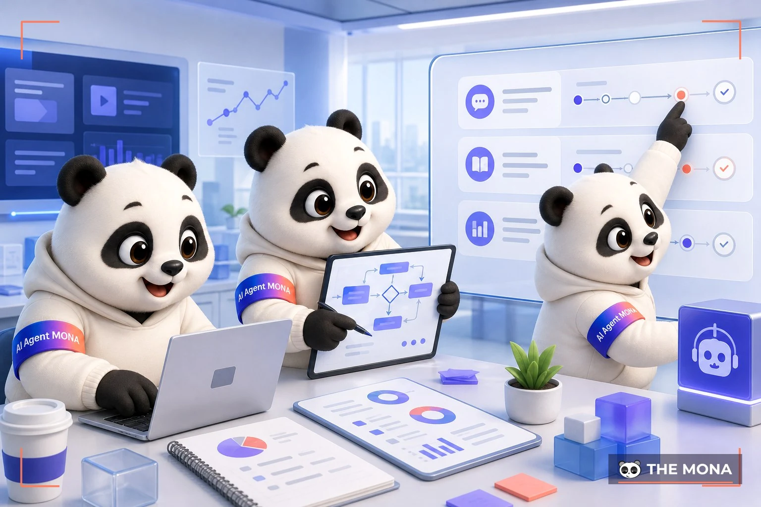 Đội gấu MONA đang thực hiện chatgpt biến ý tưởng thành hành động nắm rõ 3 cấp độ tương tác để tối ưu kết quả trong bối cảnh làm việc thực tế