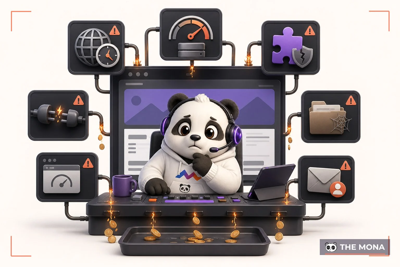 Gấu MONA xử lý các chi phí ẩn khi vận hành website