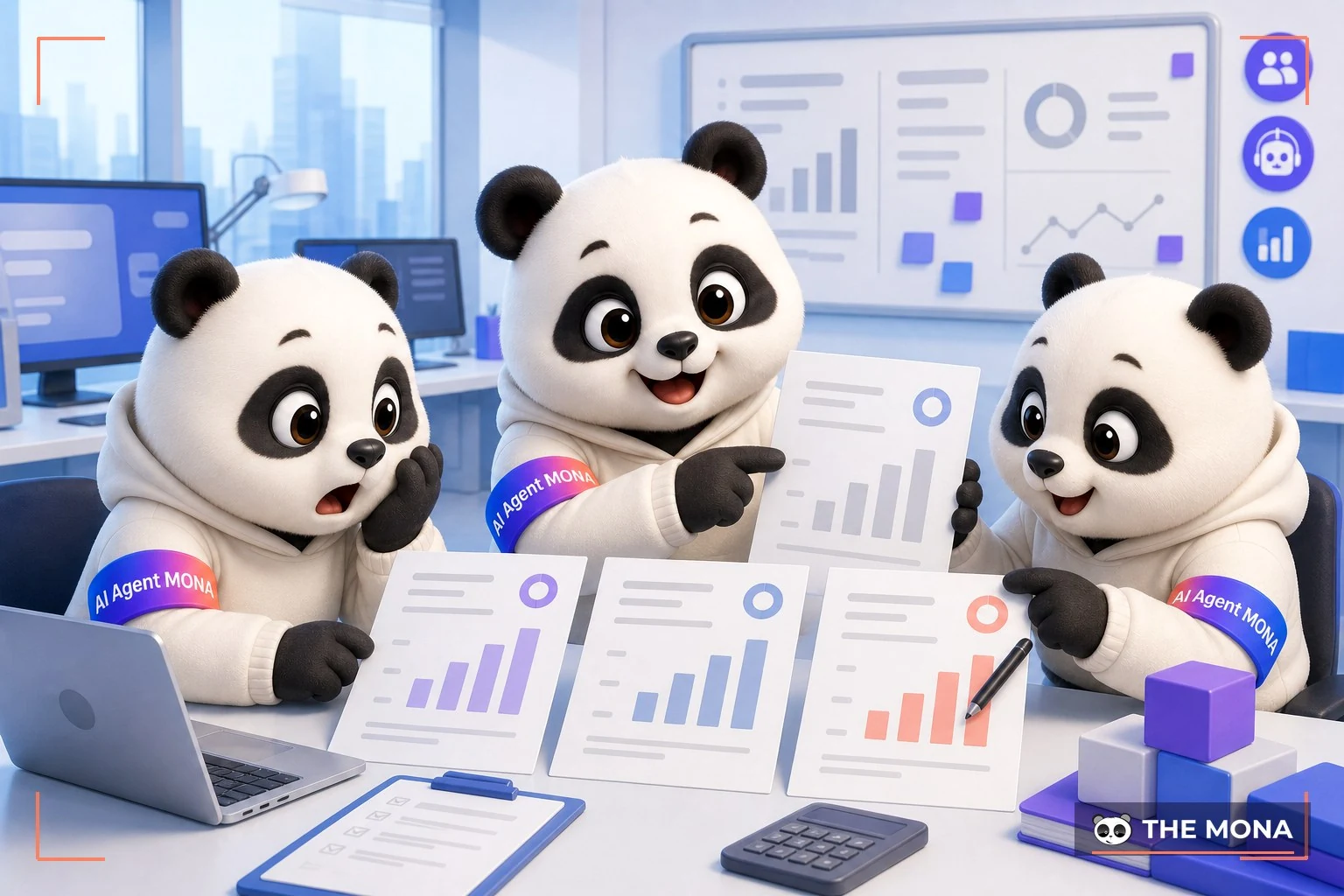 Đội gấu MONA đang thực hiện ba bản báo giá chênh nhau gấp năm lần khiến anh chị đứng hình trong bối cảnh làm việc thực tế