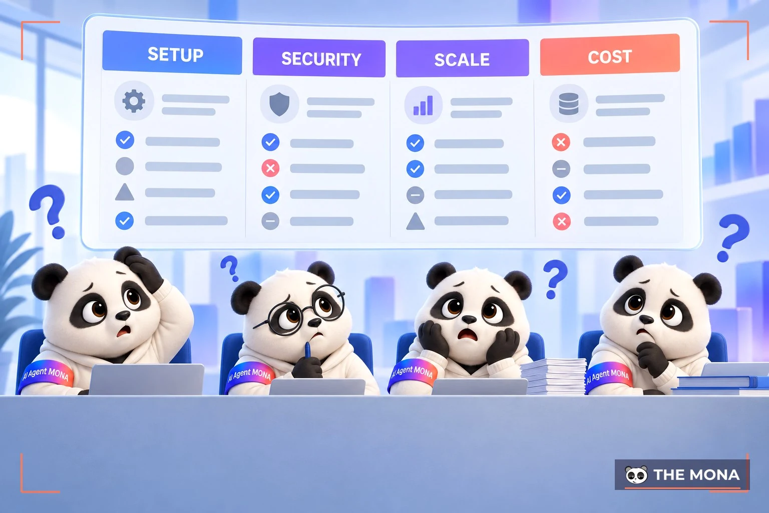 Đội gấu MONA xem bảng so sánh Auth0 và Clerk