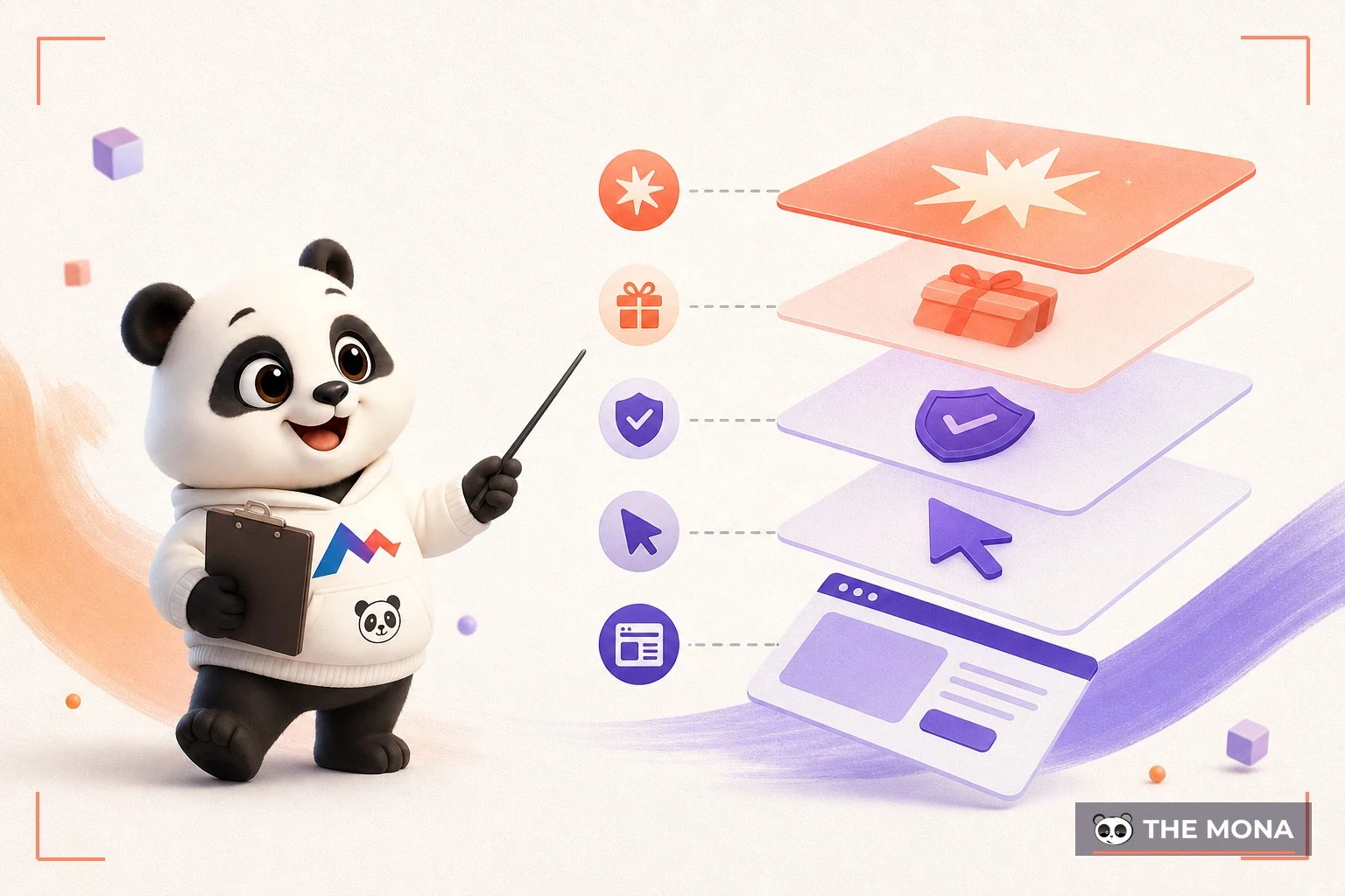 Năm lớp hook offer bằng chứng CTA và landing page