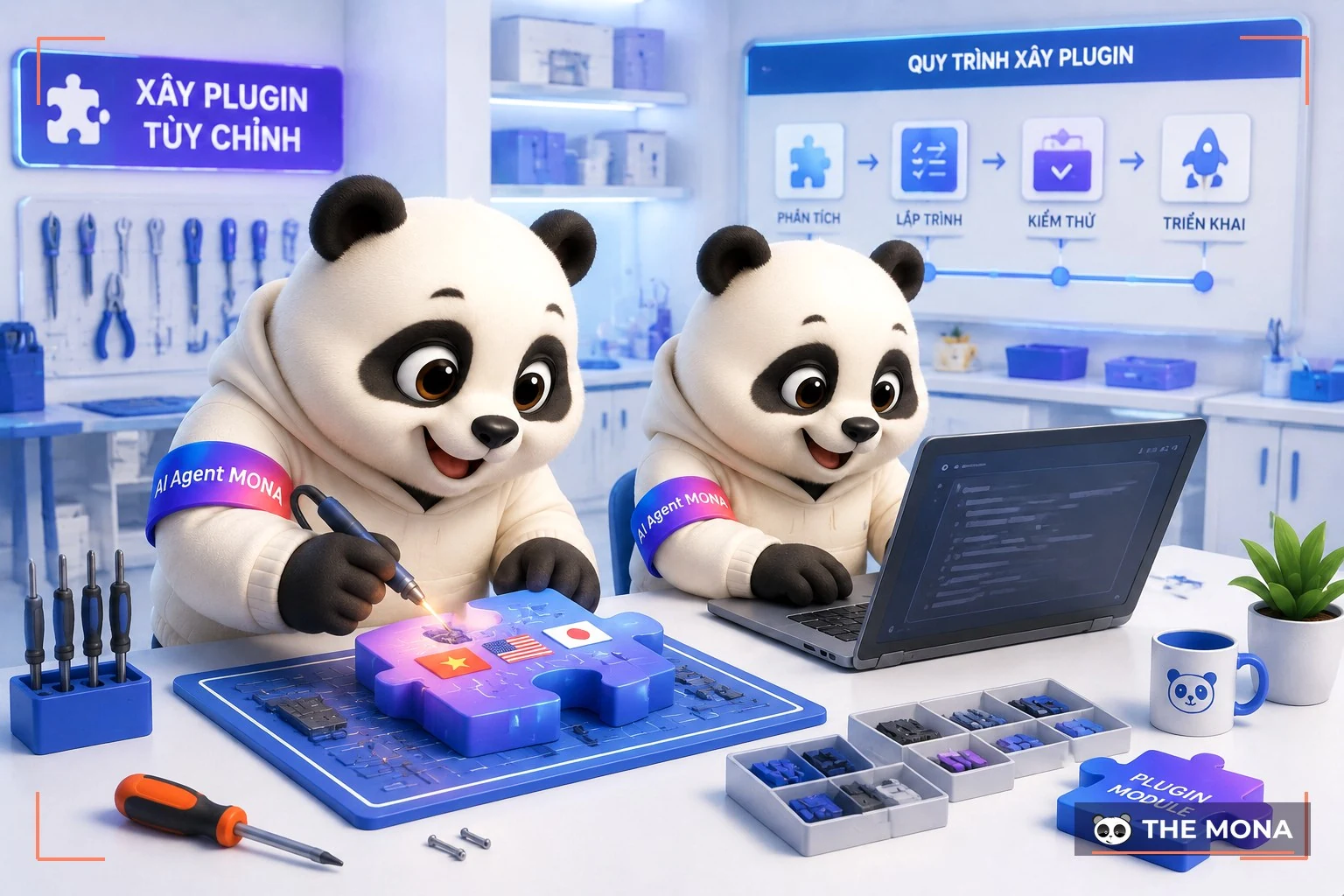Đội gấu MONA phát triển plugin đa ngôn ngữ