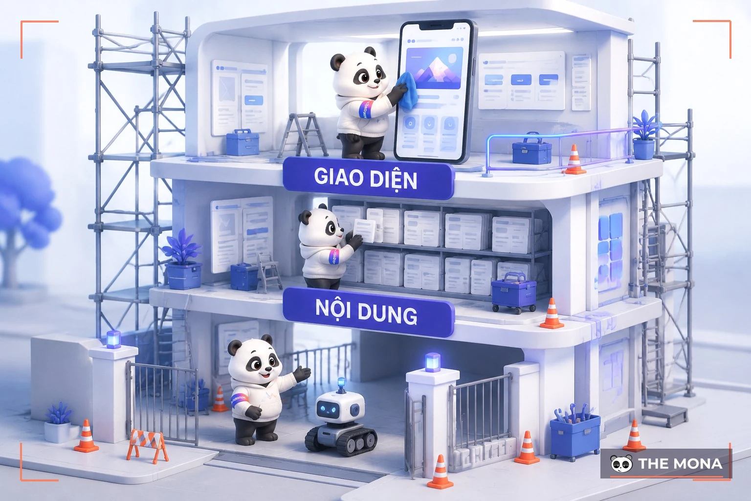 Đội gấu MONA cải tạo từng tầng kỹ thuật website từ cổng cho bot vào tới nội dung và giao diện di động
