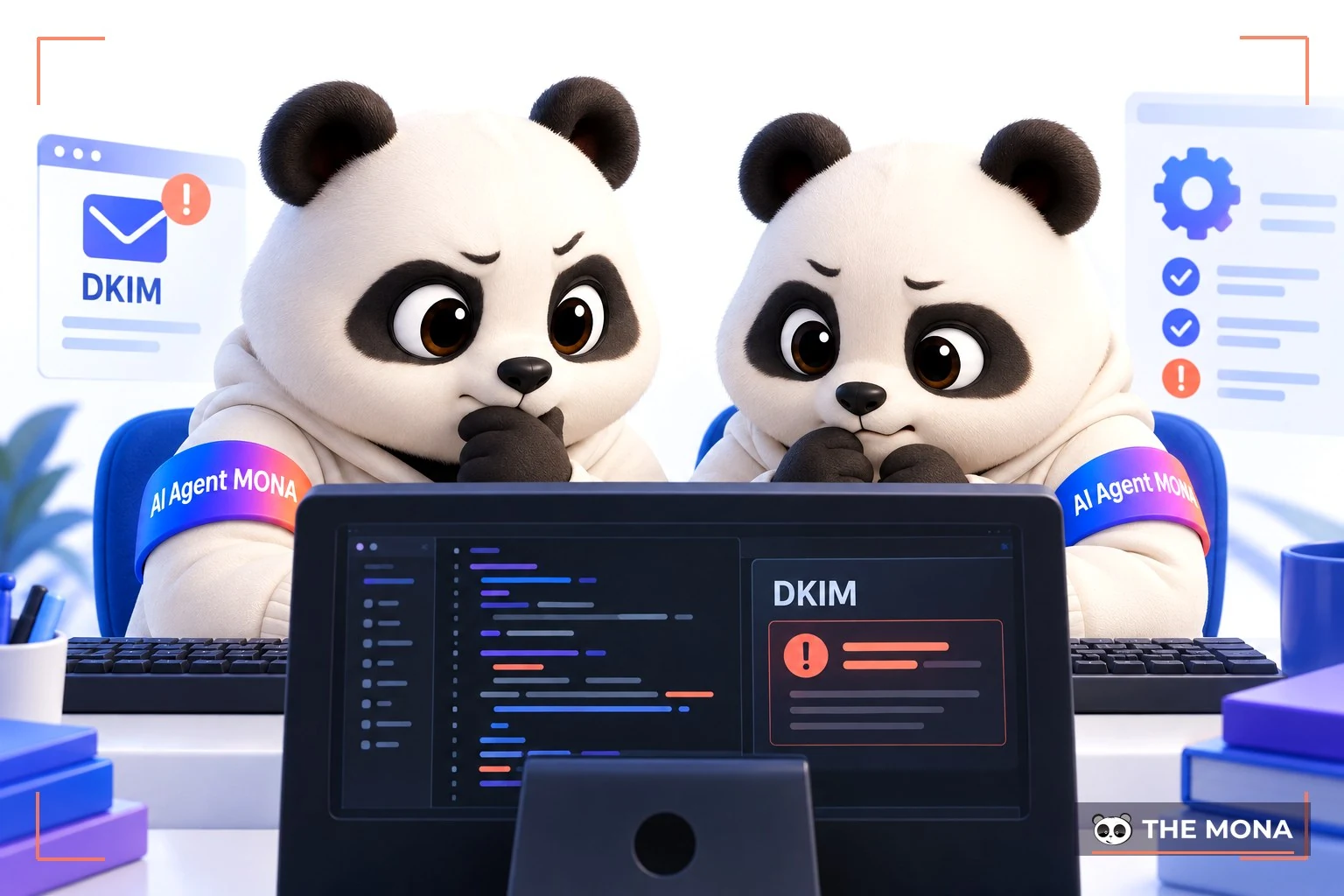 đội kỹ thuật gấu mona sửa lỗi dkim
