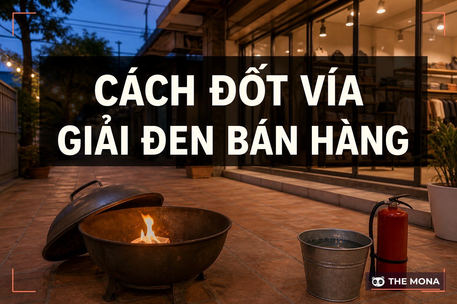 Cách đốt vía giải đen bán hàng: Nghi thức và lời khấn đầy đủ
