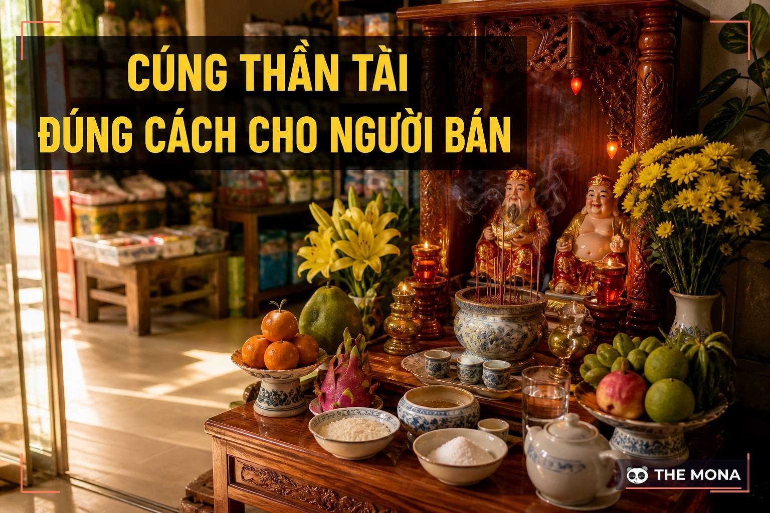Cúng Thần Tài đúng lễ: Giờ cúng, lễ vật và bài khấn đầy đủ