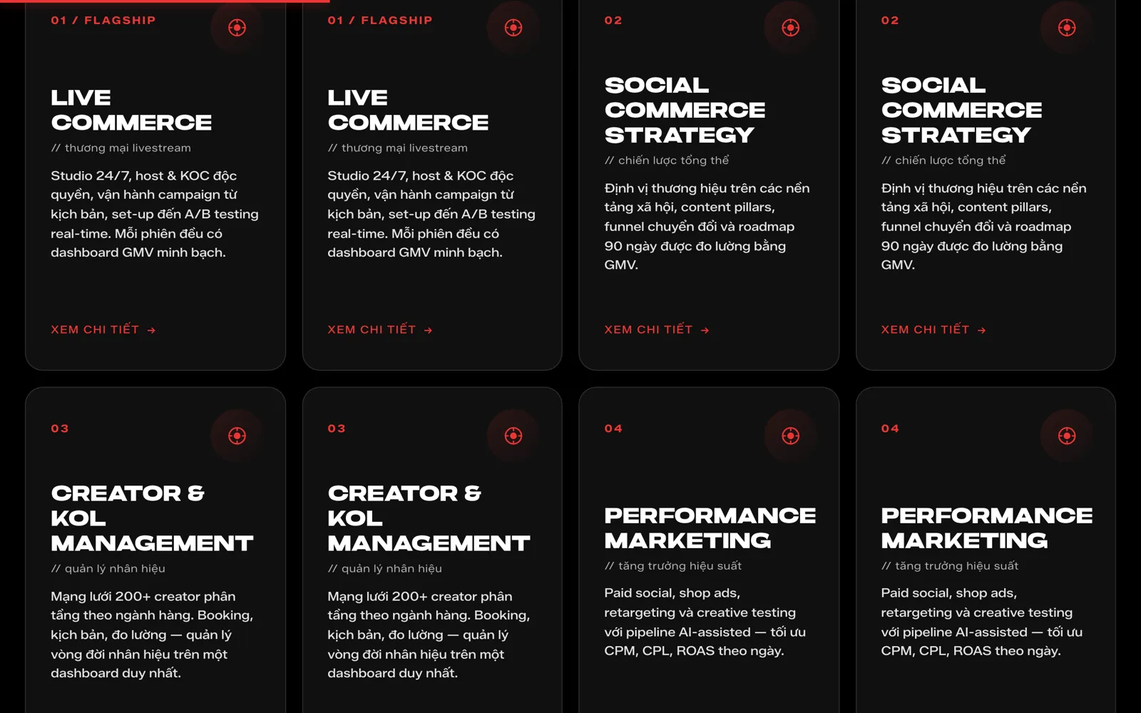 Vibula - Website thương hiệu Agency Social & Live Commerce