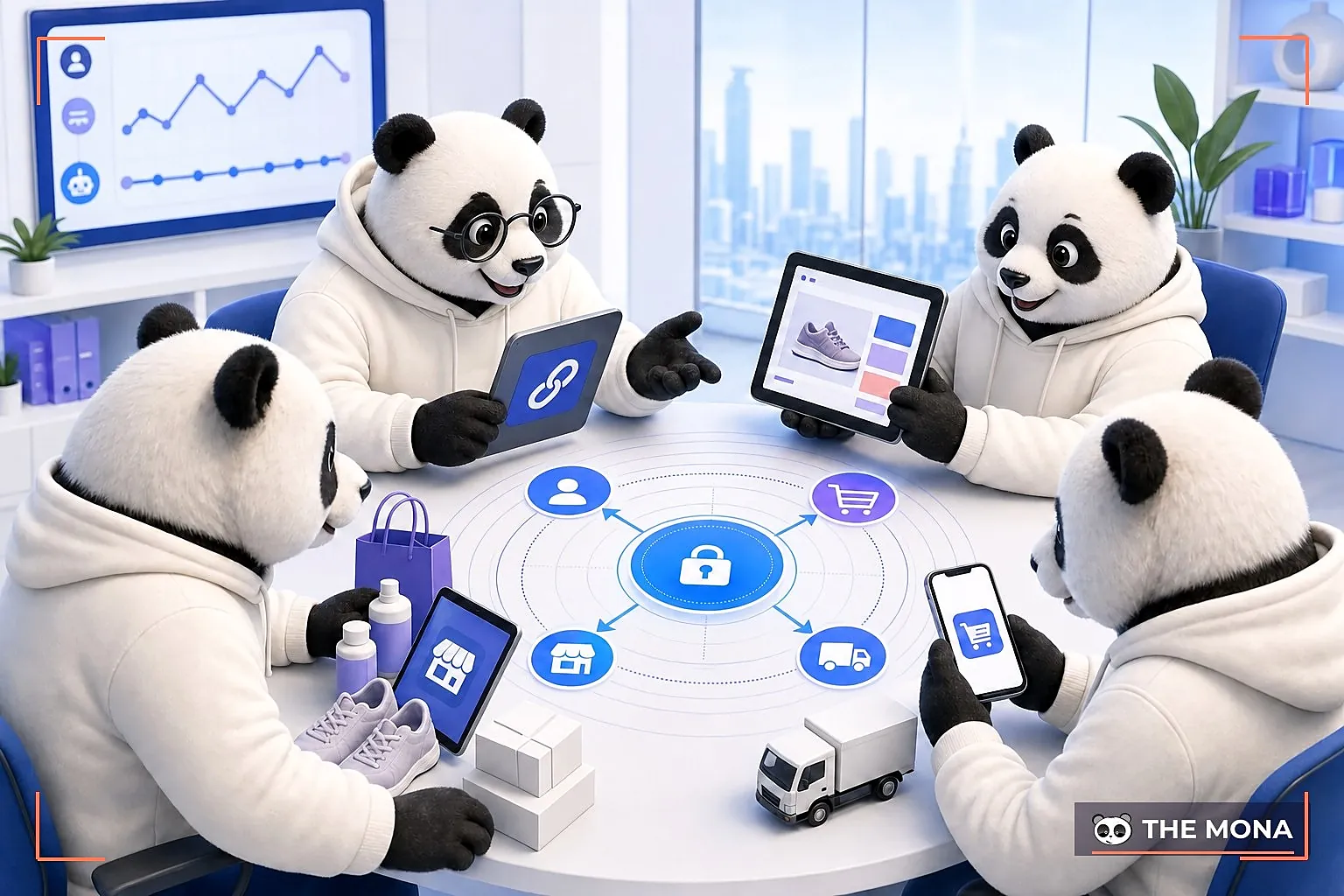 Các bên tham gia hệ sinh thái Affiliate cùng MONA