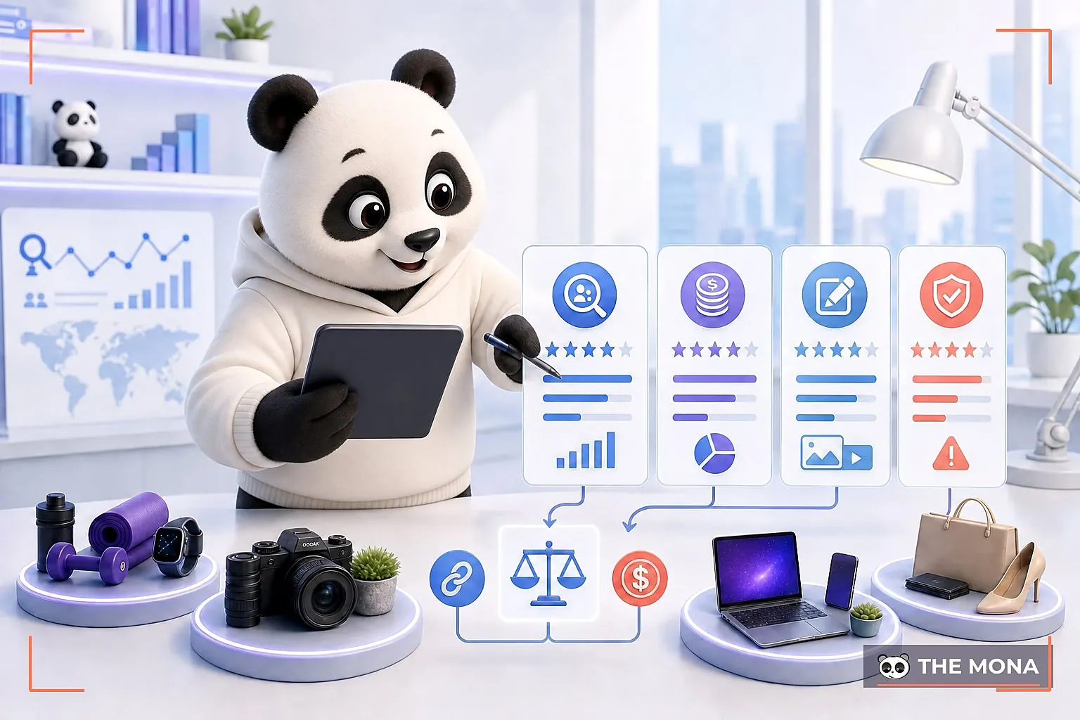 Gấu MONA chọn ngách Affiliate bằng dữ liệu