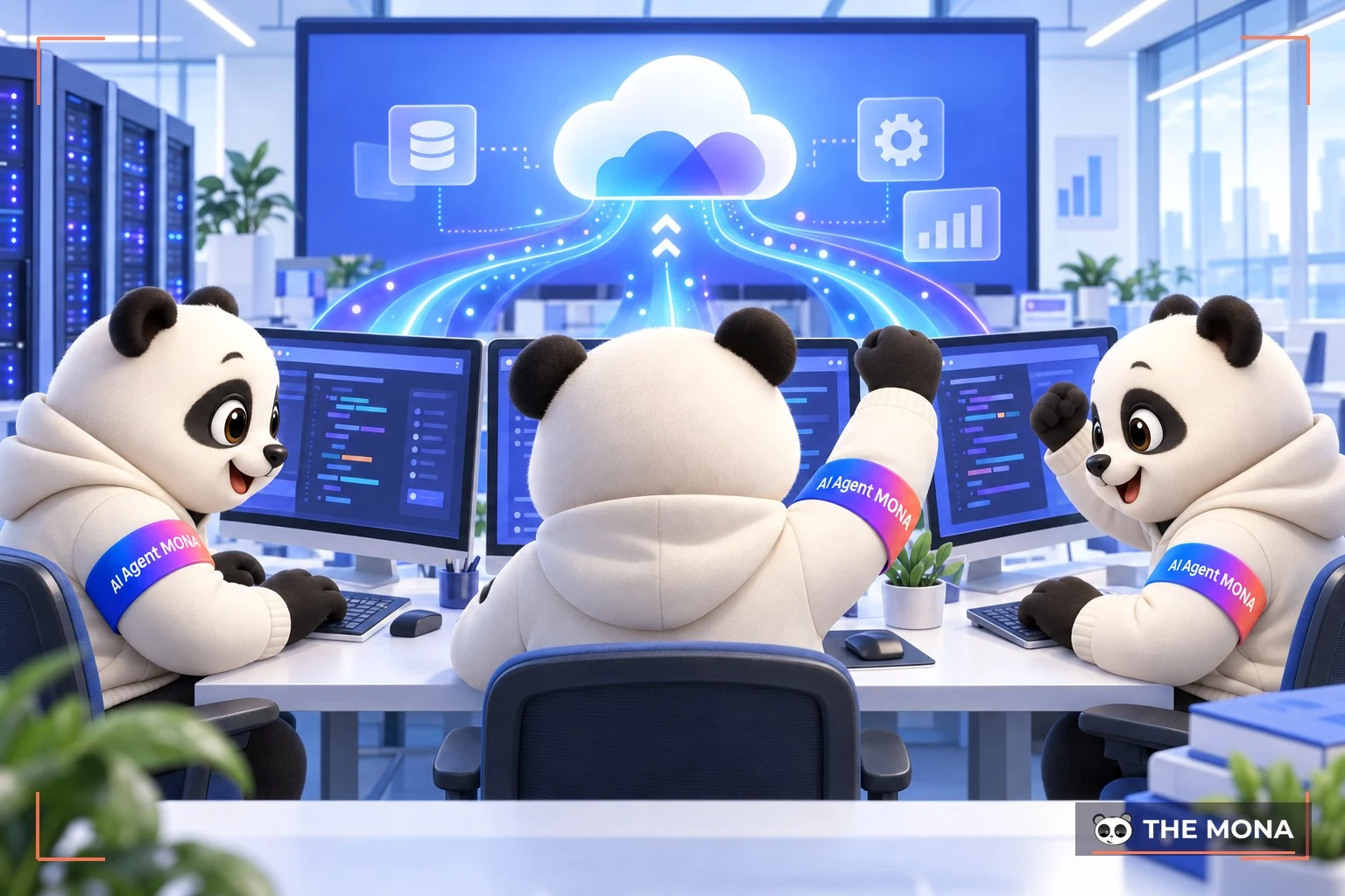 Gấu MONA deploy mã nguồn dự án lên máy chủ đám mây