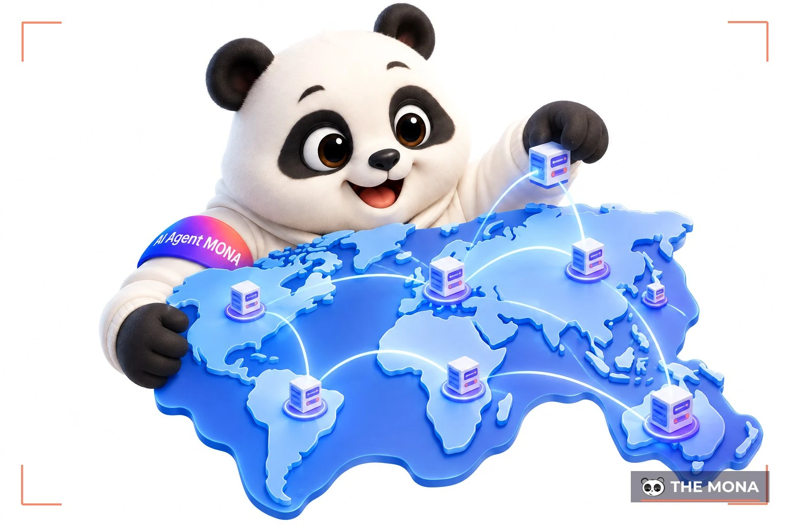 Gấu MONA phân phát máy chủ mạng lưới toàn cầu