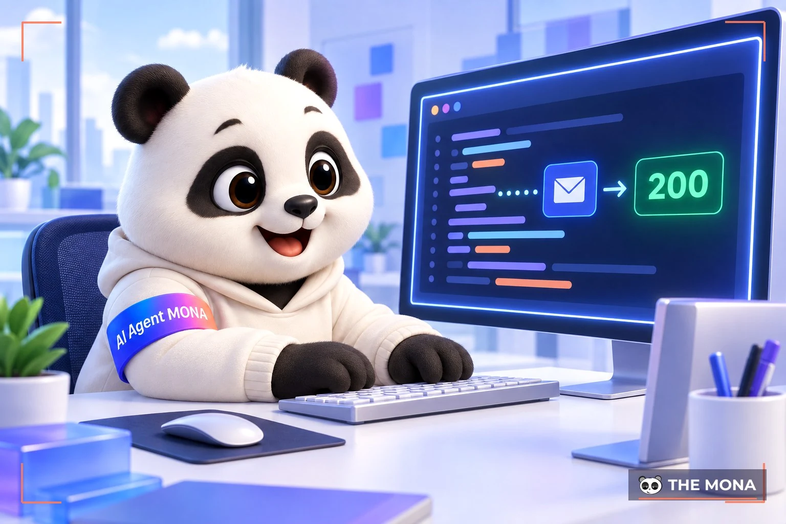 gấu mona lập trình gọi api resend Resend cung cấp SDK gọn nhẹ giúp lập trình