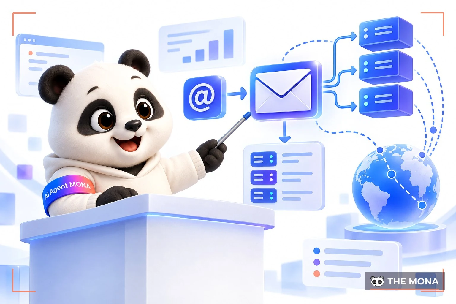 gấu mona phan tich domain gui email Domain trung gian xuất hiện khi chưa cấu hình