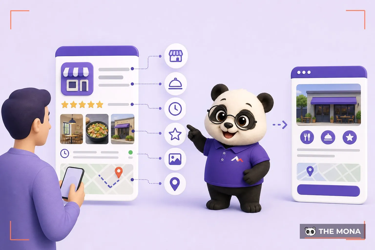 Khách địa phương xem Google Business Profile trước khi vào website