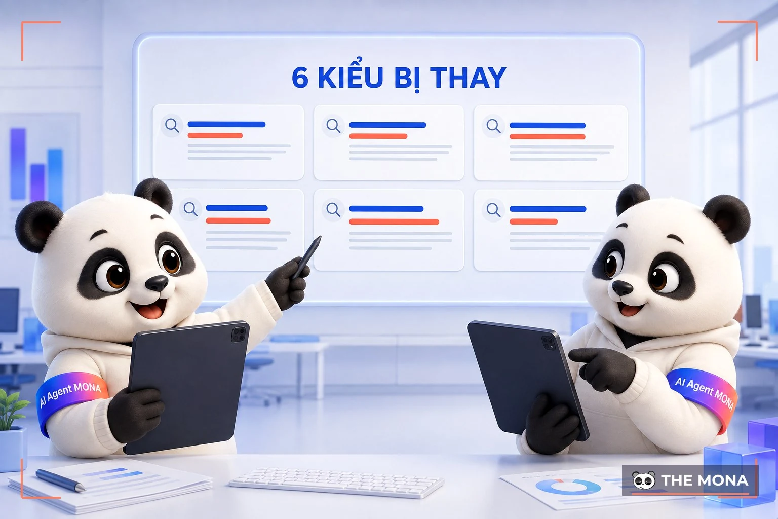 đội gấu mona thống kê 6 kiểu title tag bị google viết lại