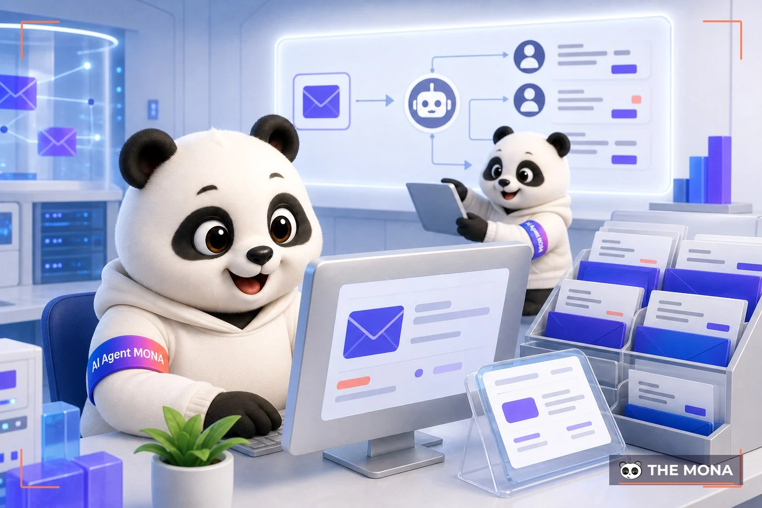 Đội gấu MONA đang thực hiện tối ưu hóa chiến dịch email marketing grok tự động cá nhân hóa 5000+ email/giờ trong bối cảnh làm việc thực tế