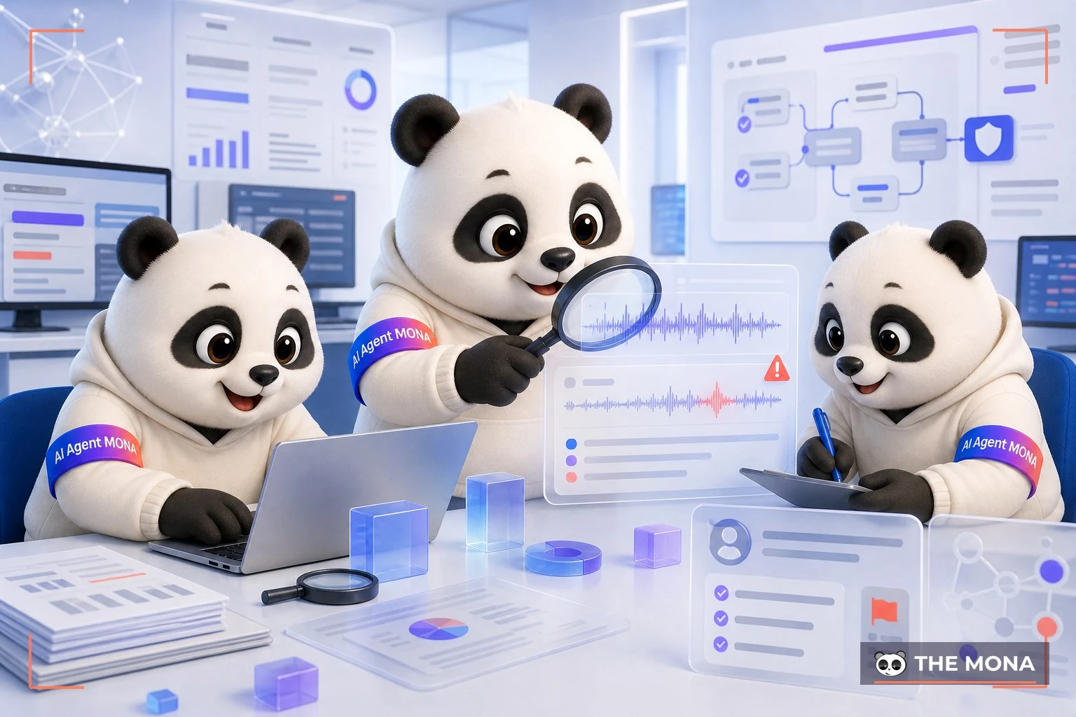 Đội gấu MONA đang thực hiện lọc tạp âm và xác minh nguồn kỹ thuật kiểm chứng thông tin từ perplexity như chuyên gia trong bối cảnh làm việc thực tế