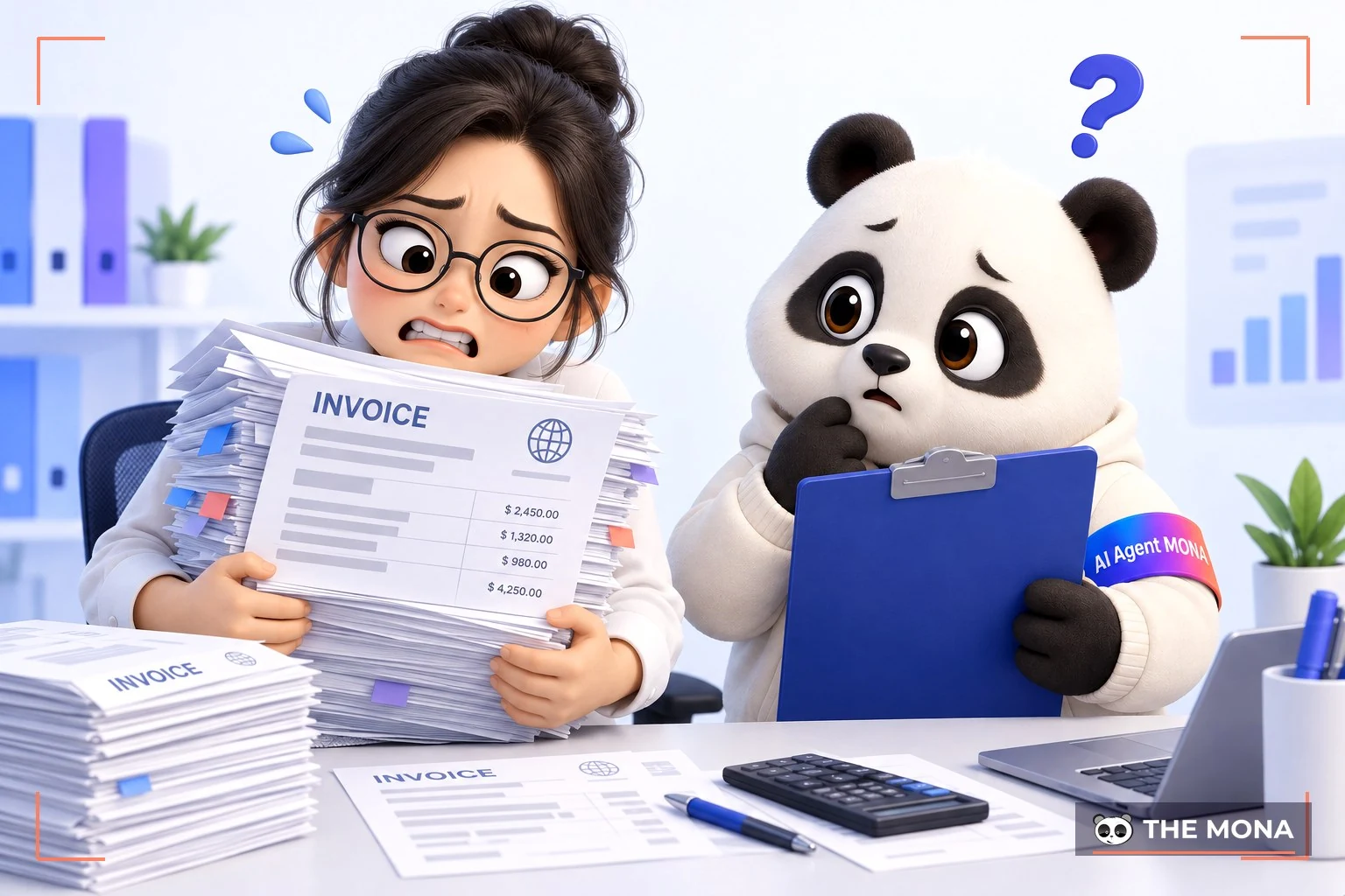 Kế toán nhăn nhó với hoá đơn dịch vụ quốc tế