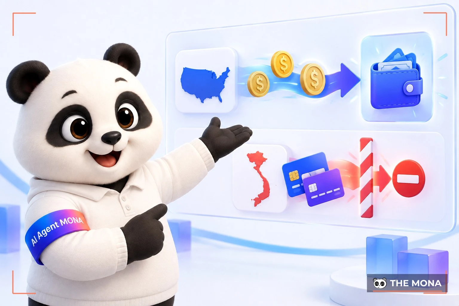 Sơ đồ luồng tiền PayPal và ngân hàng nội địa