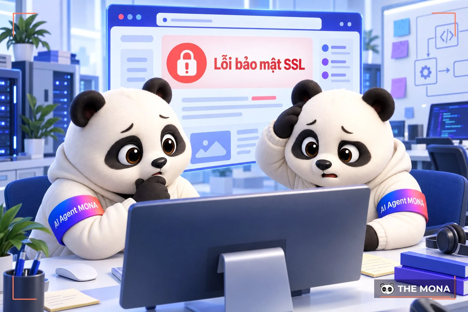 Gấu MONA gặp lỗi SSL khi mua domain namecheap