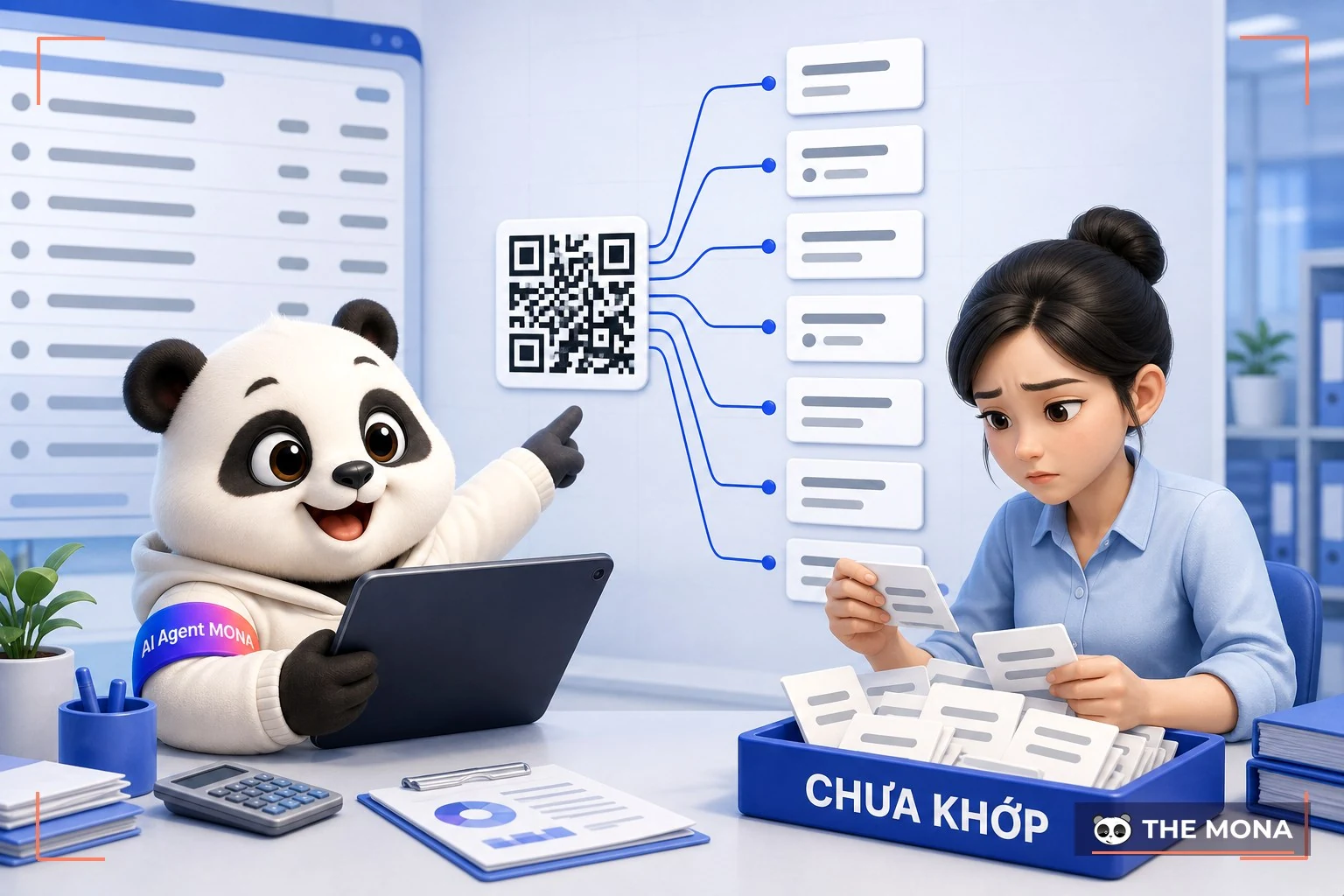 Kế toán dò sao kê từ mã QR tĩnh